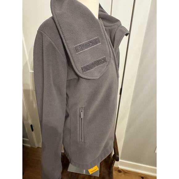 Bench Women’s Full Zip Funnel Neck Gray Fitted Sz Xl Jacket Winter Ski Gorpcore - Picture 9 of 15
